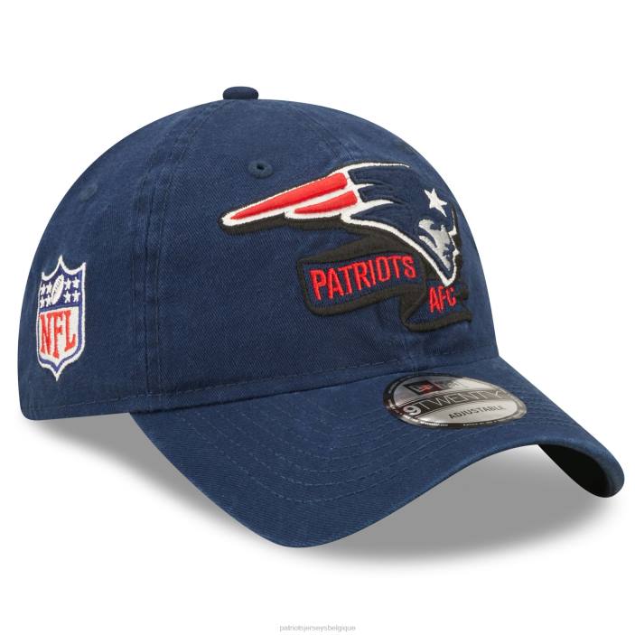 Patriots Jersey enfants casquette 9twenty ajustable sideline bleu marine 2022 new era accessoires 864Z2990