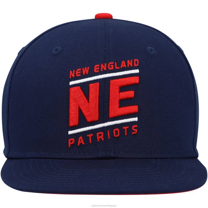 Patriots Jersey enfants casquette snapback réglable bleu marine team code accessoires 864Z2994