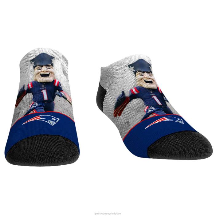 Patriots Jersey enfants chaussettes rock em mascotte débrayage chaussettes basses accessoires 864Z2916