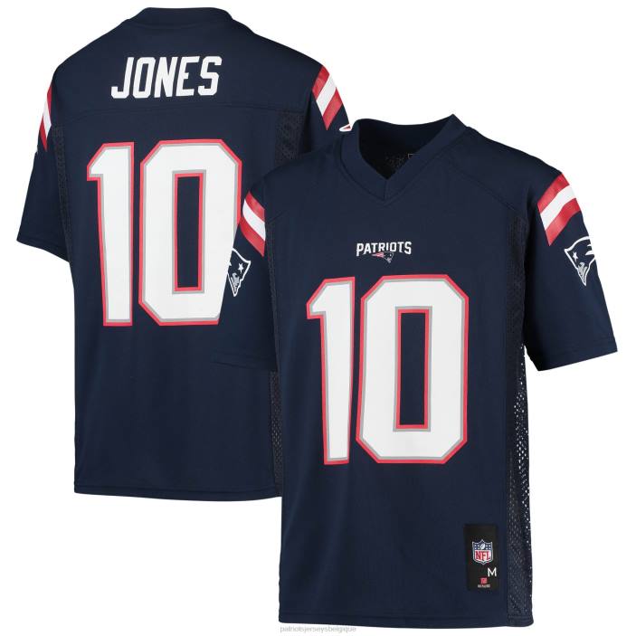 Patriots Jersey enfants mac jones marine réplique joueur maillot vêtements 864Z3057