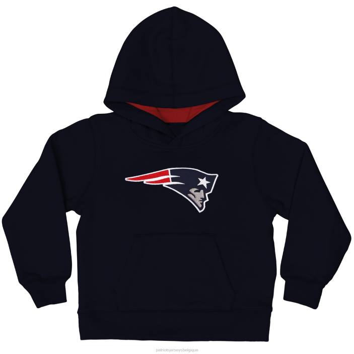 Patriots Jersey enfants sweat à capuche avec logo primaire fan gear pour enfant en bas âge - bleu marine vêtements 864Z3026
