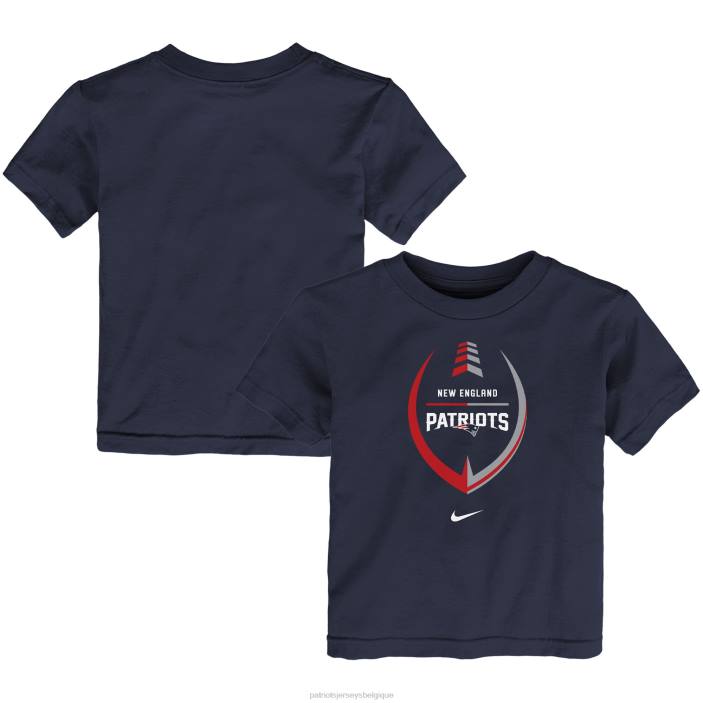 Patriots Jersey enfants t-shirt nike football bleu marine pour enfant vêtements 864Z3128