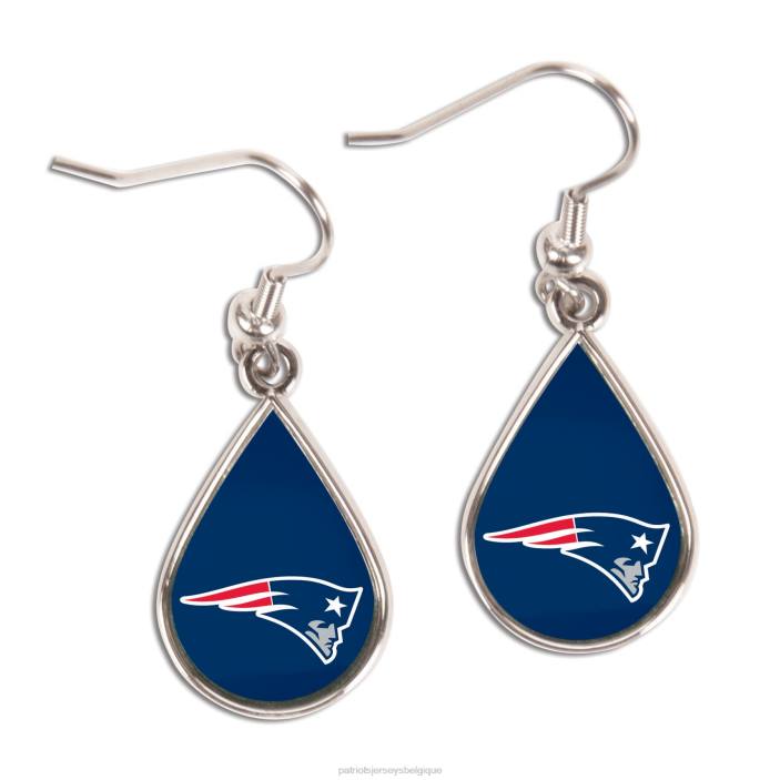 Patriots Jersey femmes boucles d'oreilles pendantes en forme de larme wincraft accessoires 864Z2201