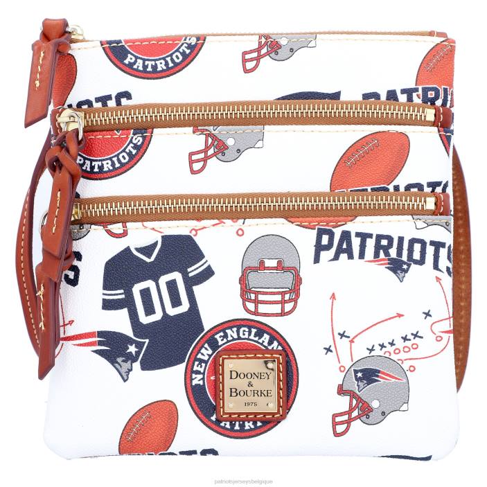 Patriots Jersey femmes dooney & bourke sac à bandoulière à triple zip accessoires 864Z2181
