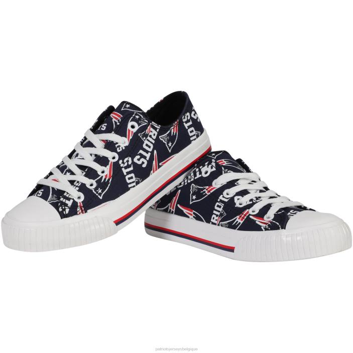 Patriots Jersey femmes baskets à imprimé répété chaussure 864Z2249