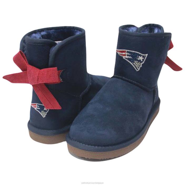 Patriots Jersey femmes cuce low team bottes à ruban chaussure 864Z2253