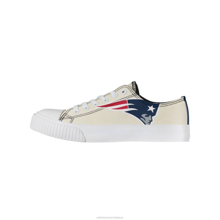 Patriots Jersey femmes foco crème chaussures basses en toile chaussure 864Z2239