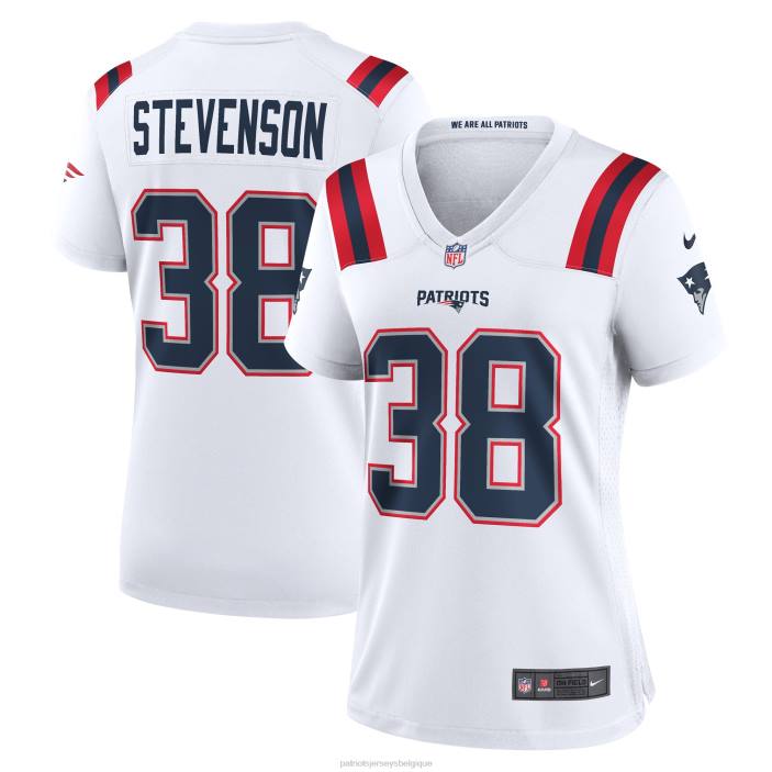 Patriots Jersey femmes maillot de joueur nike rhamondre stevenson blanc vêtements 864Z1221