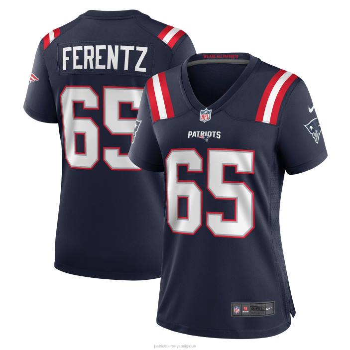 Patriots Jersey femmes maillot de match nike james ferentz bleu marine vêtements 864Z1170