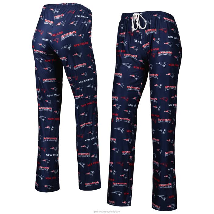 Patriots Jersey femmes concepts sport pantalon en maille bleu marine révolutionnaire vêtements 864Z2856
