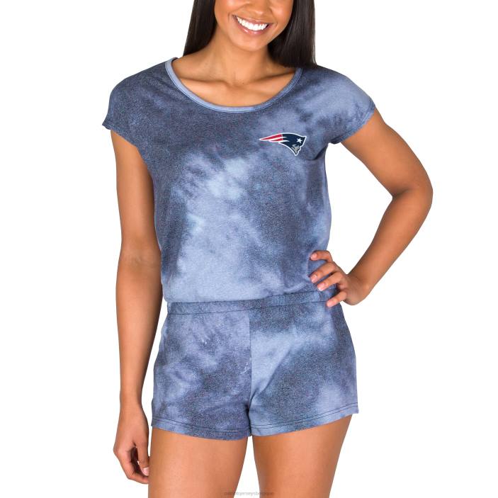 Patriots Jersey femmes concepts sport marine marina barboteuse vêtements 864Z2229