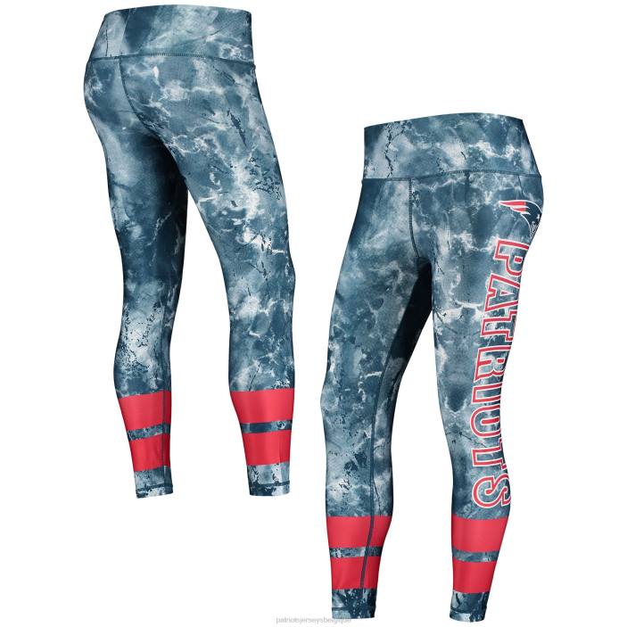 Patriots Jersey femmes concepts sport leggings en maille lucarne bleu marine/rouge vêtements 864Z2472