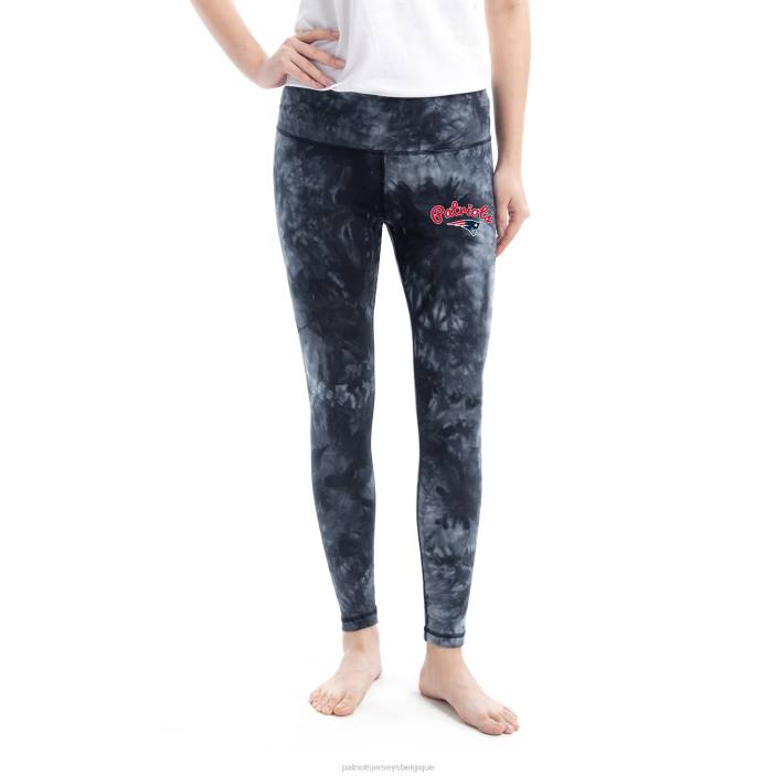 Patriots Jersey femmes concepts sport leggings tie-dye éclatés noirs vêtements 864Z2479