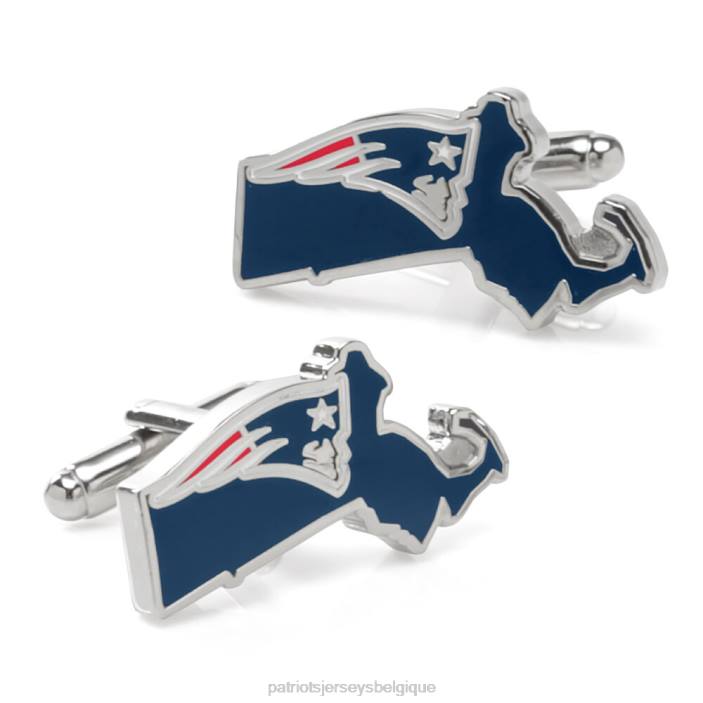 Patriots Jersey Hommes boutons de manchette en forme d'état d'équipe accessoires 864Z69
