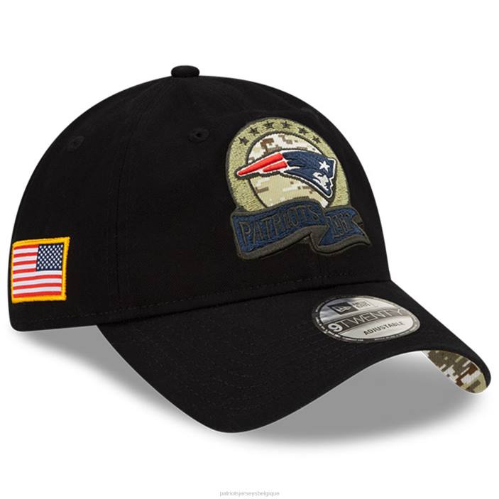 Patriots Jersey Hommes casquette new era 2022 salute to service 9twenty noire ajustable accessoires 864Z153
