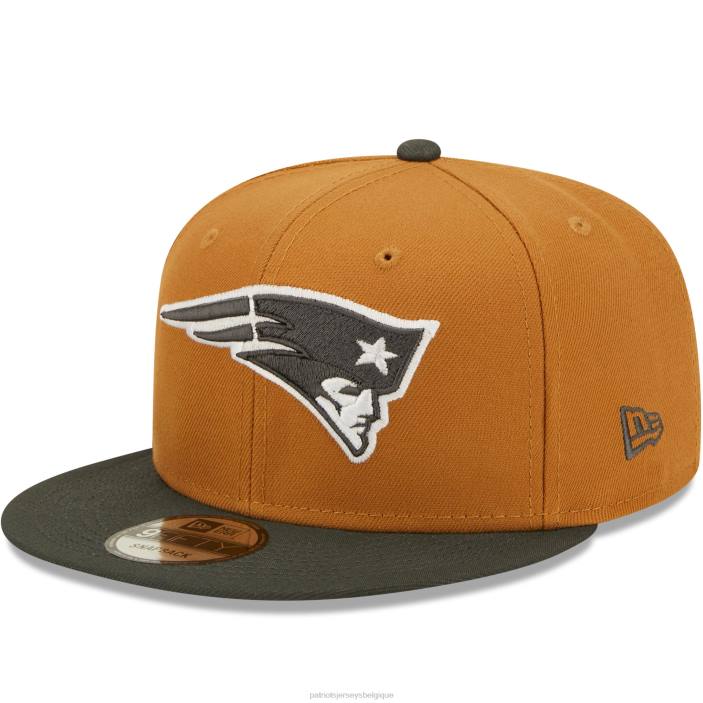 Patriots Jersey Hommes casquette snapback 9fifty bicolore pack couleur bronze/graphite new era accessoires 864Z209