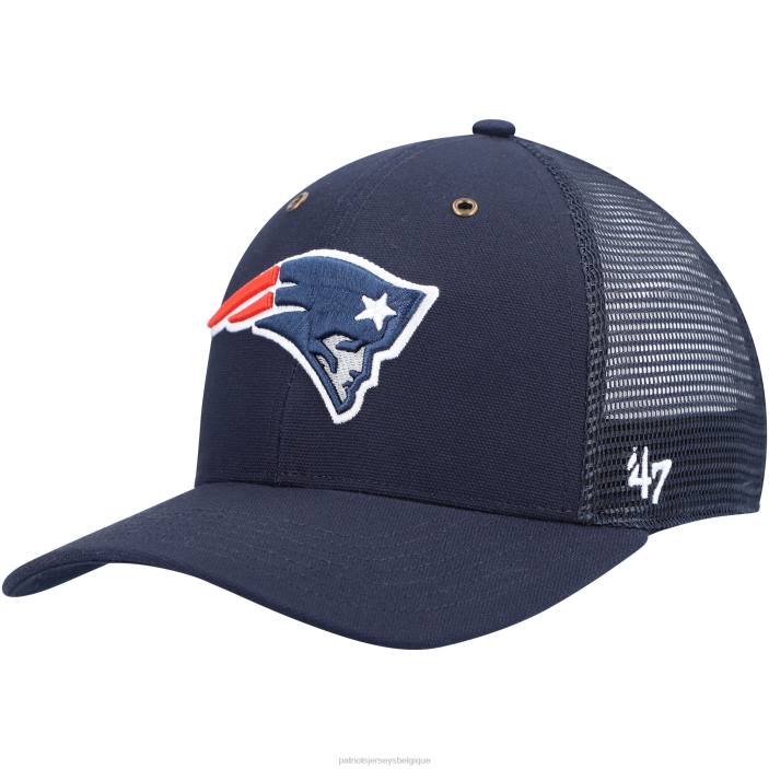 Patriots Jersey Hommes casquette trucker carhartt x '47 bleu marine mvp accessoires 864Z189