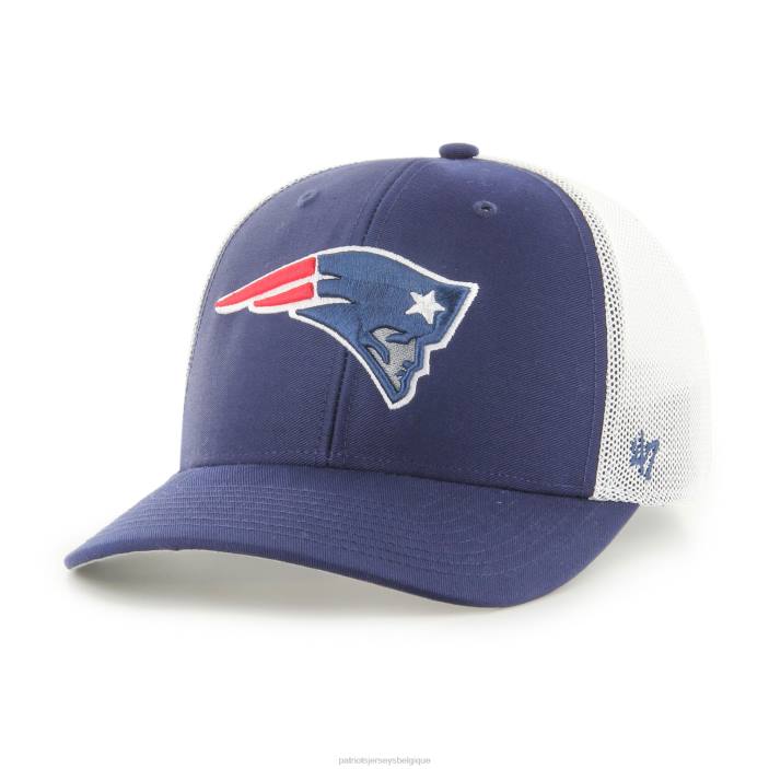 Patriots Jersey Hommes casquette trucker flex 47 bleu marine/blanc accessoires 864Z218