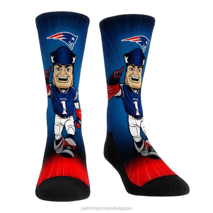 Patriots Jersey Hommes Chaussettes Rock Em Chaussettes Mascot Pump Up Crew accessoires 864Z24
