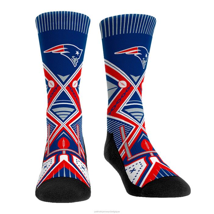 Patriots Jersey Hommes chaussettes rock em déplacez les chaussettes de l'équipage des chaînes accessoires 864Z59
