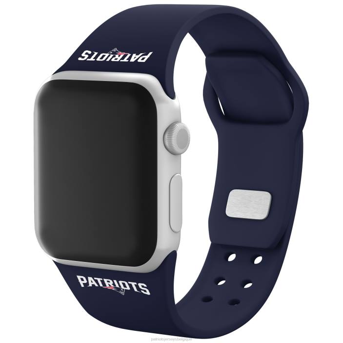 Patriots Jersey Hommes bracelet de montre apple en silicone bleu marine accessoires 864Z40