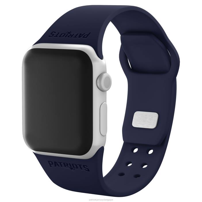 Patriots Jersey Hommes bracelet de montre apple en silicone bleu marine accessoires 864Z70