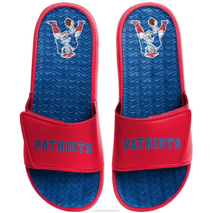 Patriots Jersey Hommes foco sandales à glissière rétro en gel chaussure 864Z111