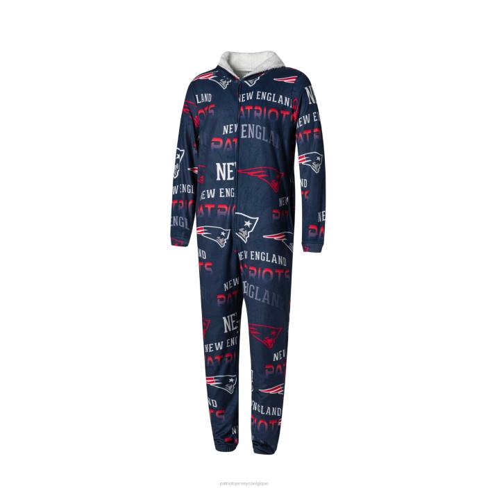 Patriots Jersey Hommes concepts sport bleu marine aubaine micropolaire costume union pyjamas vêtements 864Z1757