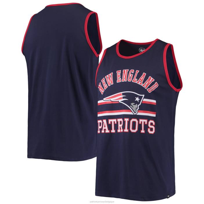 Patriots Jersey Hommes 47 débardeur bord marine super rival vêtements 864Z1851