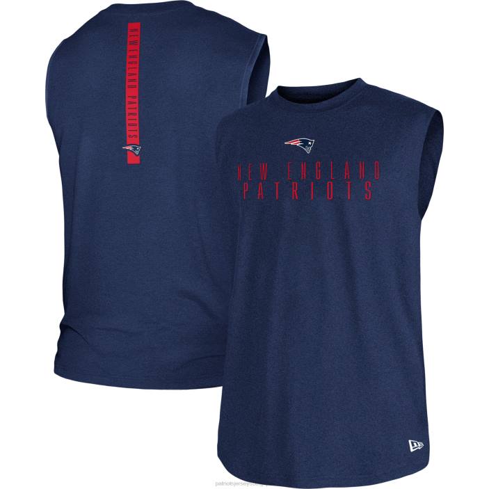 Patriots Jersey Hommes débardeur muscle team bleu marine new era vêtements 864Z1861