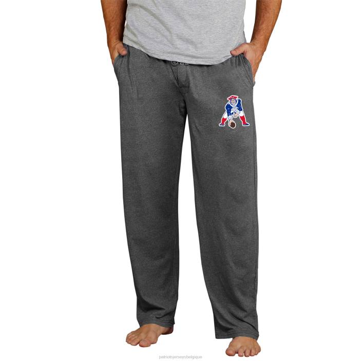 Patriots Jersey Hommes concepts sport pantalons en tricot anthracite retro quest vêtements 864Z1247