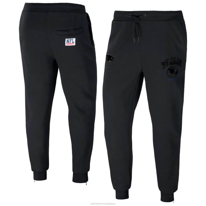 Patriots Jersey Hommes nfl x agrafe noir globe polaire pantalon vêtements 864Z1249