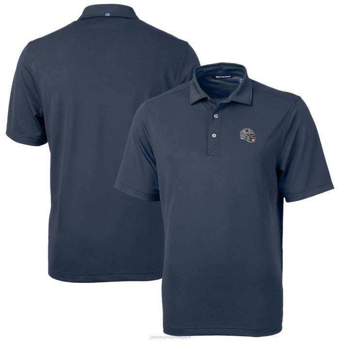 Patriots Jersey Hommes casque bleu marine cutter & buck polo éco piqué recyclé vertu vêtements 864Z1367