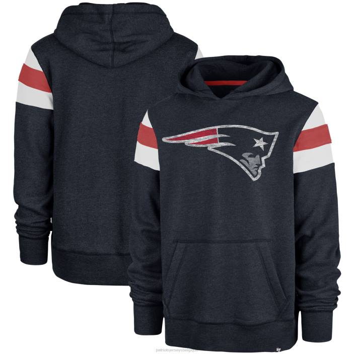 Patriots Jersey Hommes 47 sweat à capuche bleu marine premier nico vêtements 864Z605