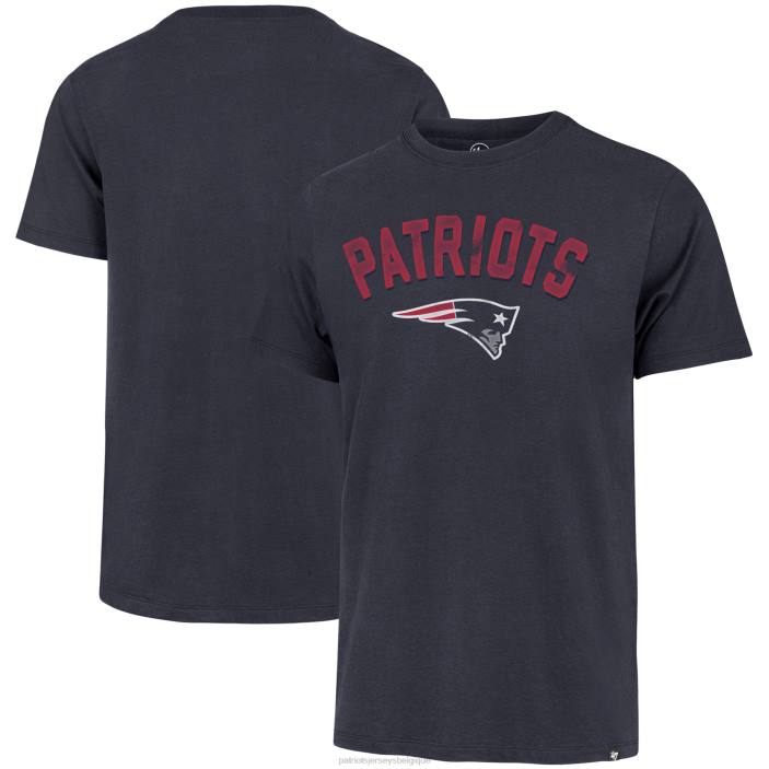 Patriots Jersey Hommes 47 t-shirt bleu marine all arch franklin vêtements 864Z1847