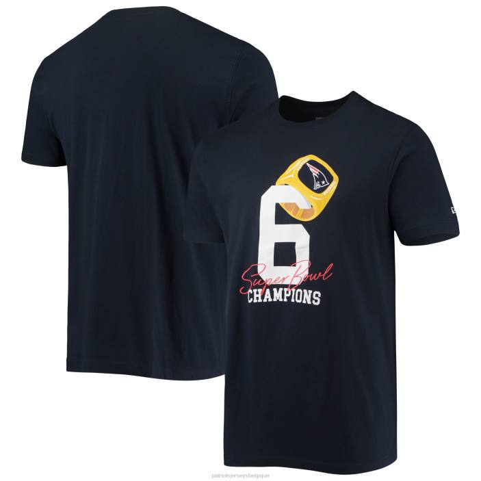 Patriots Jersey Hommes t-shirt new era marine local count the rings vêtements 864Z1990
