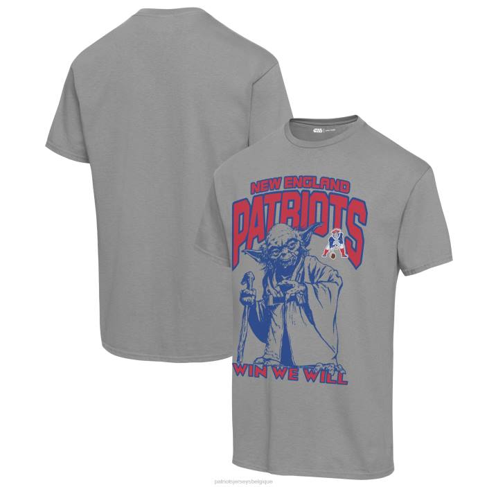 Patriots Jersey Hommes t-shirt unisexe malbouffe graphite disney star wars yoda win we will vêtements 864Z1877